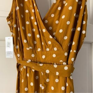 NWT•Nordstrom Polkadot Jumpsuit•XL